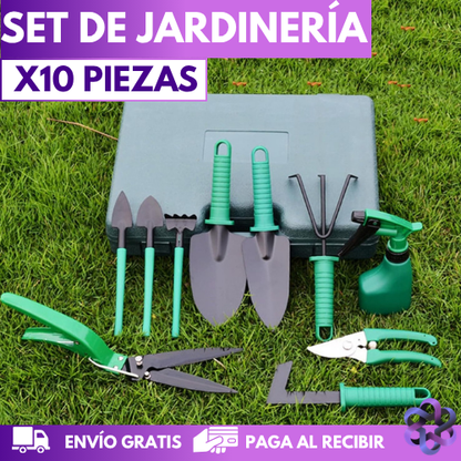 Set De Jardinería X10Piezas🧑🏼‍🌾🌻