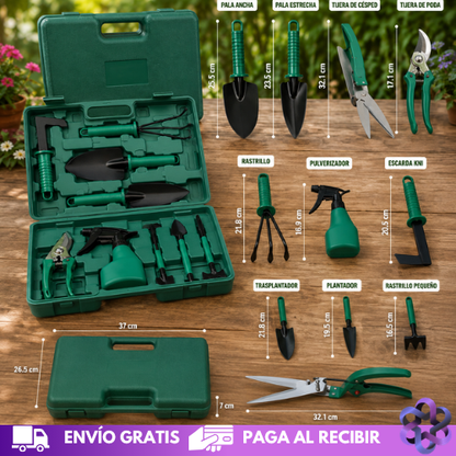 Set De Jardinería X10Piezas🧑🏼‍🌾🌻