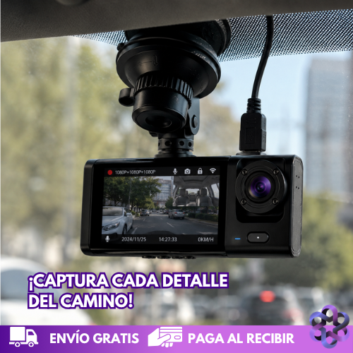 Camara 3 en 1 para carro🚗📹