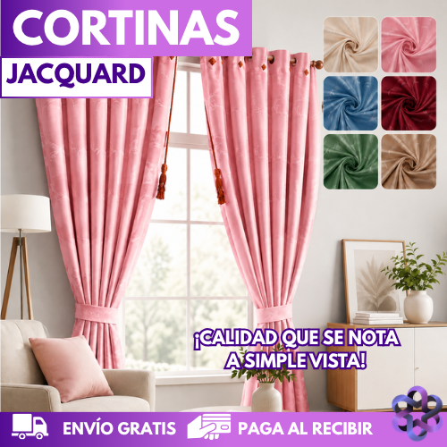 Cortinas Jacquard🪟✨