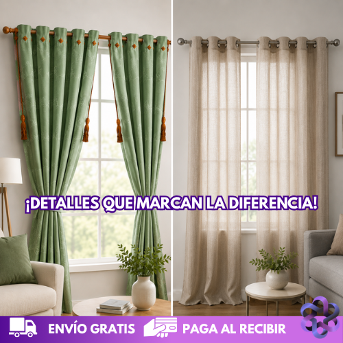 Cortinas Jacquard🪟✨