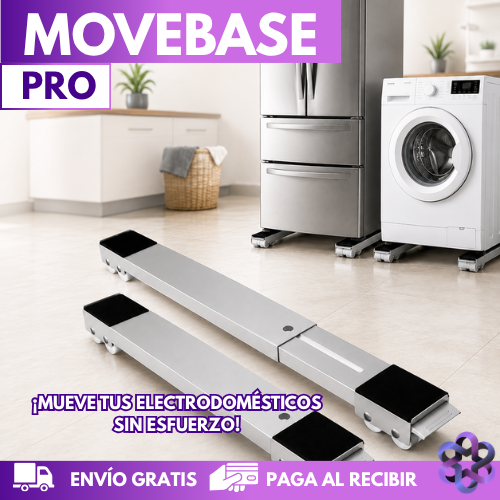 Bases móviles en acero inoxidable