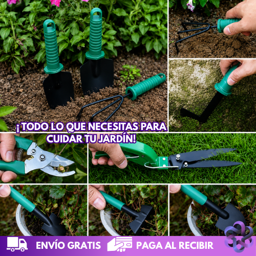 Set De Jardinería X10Piezas🧑🏼‍🌾🌻