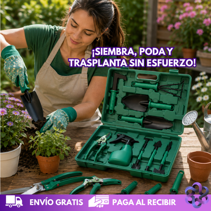 Set De Jardinería X10Piezas🧑🏼‍🌾🌻